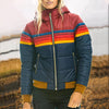 Regenbogen Damenjacke Mit Reißverschluss