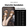Manvim Sandalen - Ergonomische Sandalen für draußen und den täglichen Gebrauch