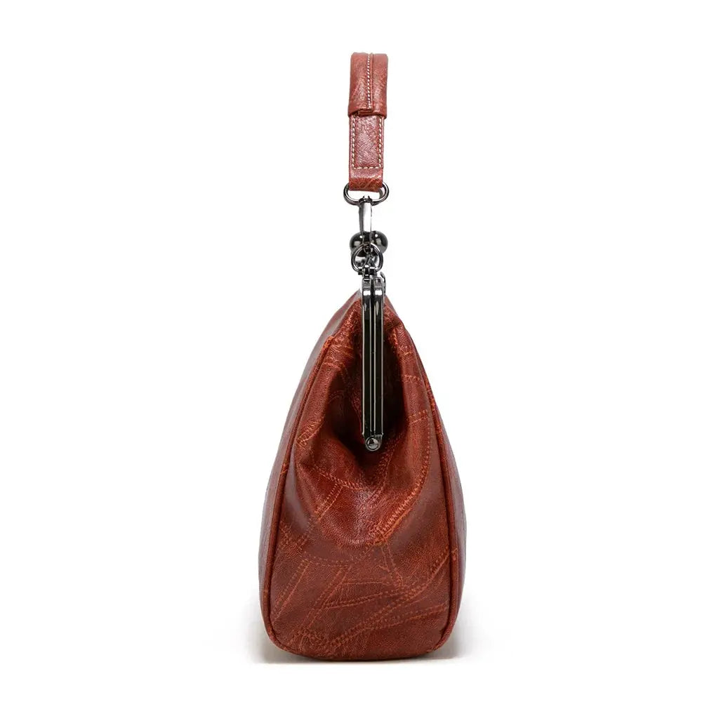 Klassischer Charme Vintage Leder Tasche