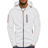 Herren Sportliche Hoodie-Jacke