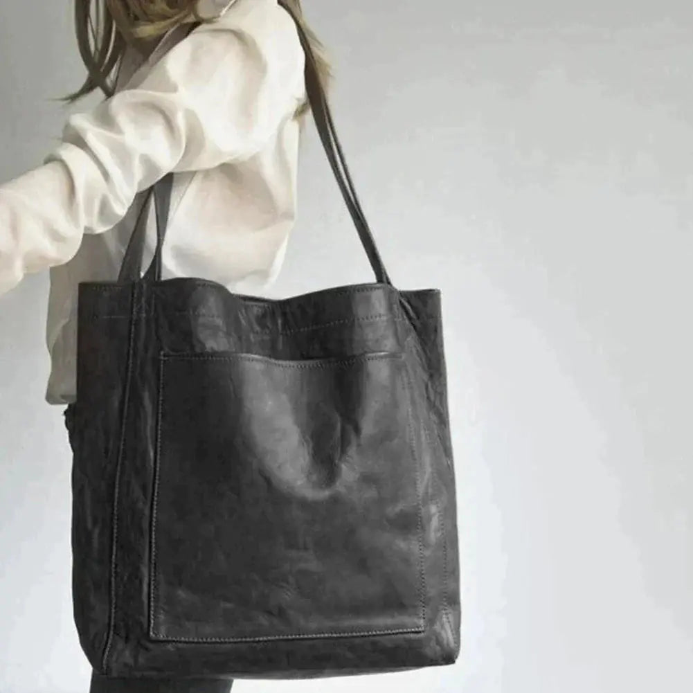 Moderne schicke stilvolle Ledertasche