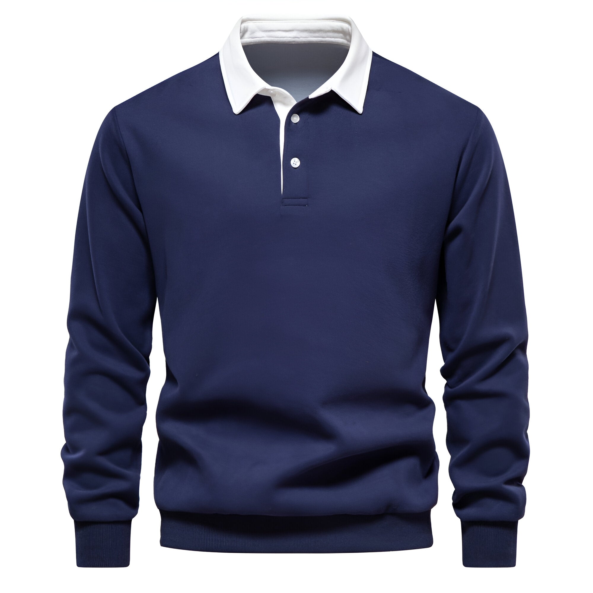 Stilvoller Polokragen Pullover