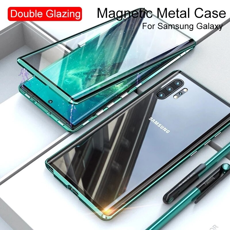 Strong Cover™ - Magnetisches Gehärtetes Glas Für Samsung