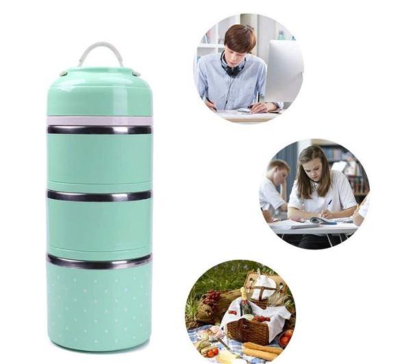 Food Tower Lunch Box | 3 Schichten