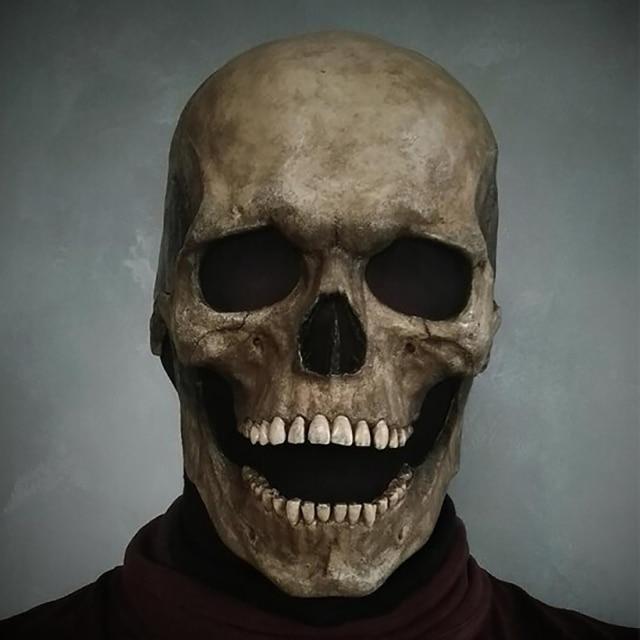 3D Full Head Evil Skull Mask