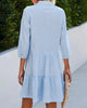 Jomies™ - Sommer Damen Kariertes Blaues Kleid (Fast Ausverkauft)