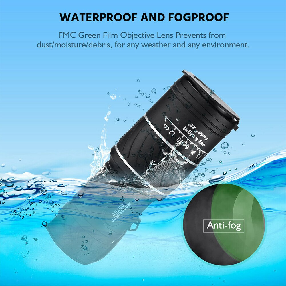 Portable Telescope 40x60 Military HD Professional