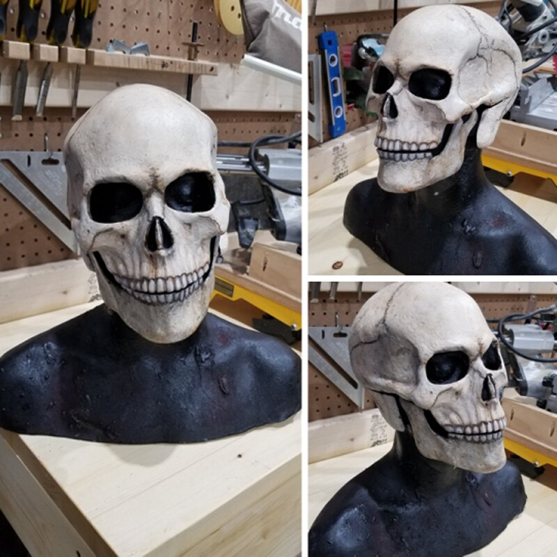 3D Full Head Evil Skull Mask