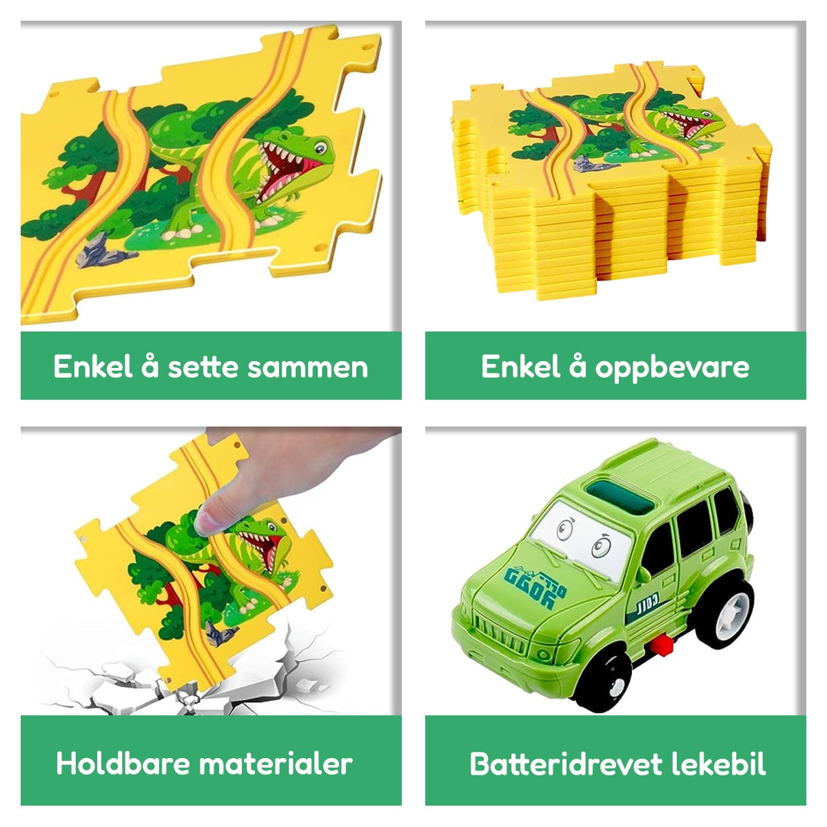 Eco Speed - Puzzle Einer Elektrischen Rennbahn (25-Teiliges Set)