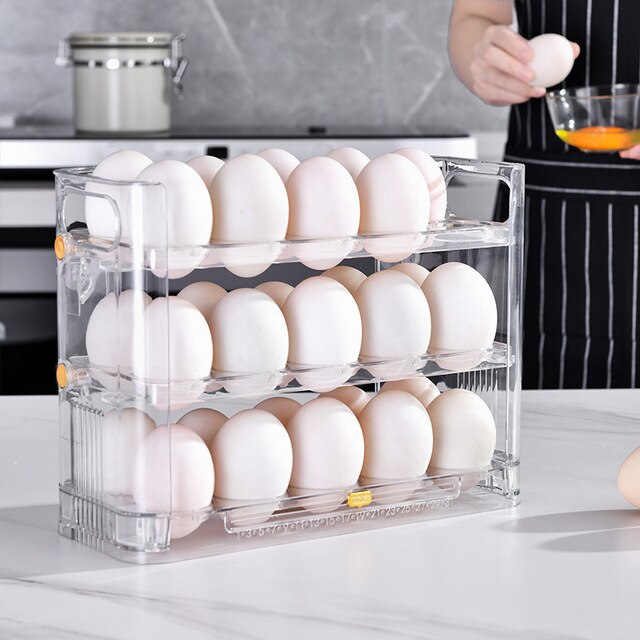 Egg Holder - Eieraufbewahrungsbox Mit Drei Ebenen