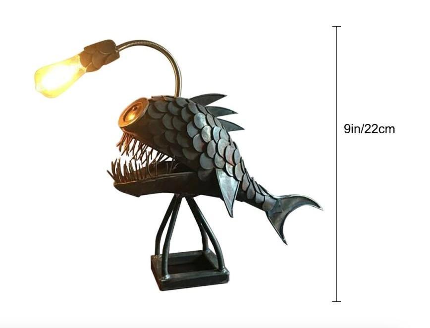 Steampunk Fischer Lampe