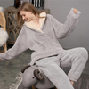 Fluffy Night -  Damen Fleece-Pyjama-Set | Senken Sie Ihre Energierechnung!